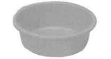 WASH BASIN PLASTIC 400MM DIAM, 11LTR
