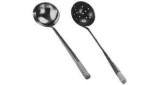 SOUP LADLE CHINESE SOLID, STEEL 116MM DIAM
