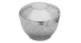 RICE BOWL W/COVER 115MM DIAM, STAINLESS STEEL KOREAN STYLE