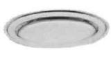 OVAL PLATTER 201MM DIAM, STAINLESS STEEL KOREAN STYLE