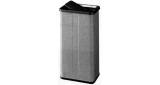WASTE RECEPTACLE STEEL 19LTR, W/SWING LID W275XD190XH530MM   
