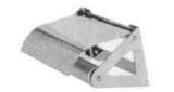 HOLDER TOILET PAPER, STAINLESS STEEL 130X75MM