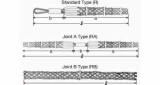 CABLE GRIP STANDARD TYPE R, FOR ROPE DIA 8-11MM 