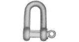 SHACKLE STRAIGHT EYE BOLT, BLACK SE-TYPE 22MM SWL 3TON