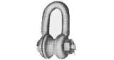 SHACKLE ROLLER 25MM SWL 2TON