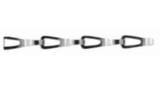 CHAIN STAINLESS STEEL SASH, THICK 0.5MM 15.2X2.2X5.5MM