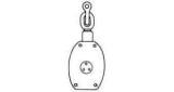 BLOCK WOODEN WITH HOOK, JIS-F3426-W1AH SINGLE 140MM