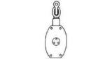 BLOCK WOODEN WITH HOOK, JIS-F3426-W2AH DOUBLE 140MM
