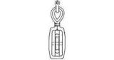 BLOCK WOOD W/THIMBLE&SHACKLE, W1 SINGLE 100MM