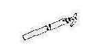 ACTUATOR POLE MODEL AP-5-06, STEEL 6'