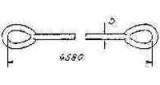 LASHING ROD SINGLE LB-1-20S, ROD DIA 20MMXL4580MM B/L 32TON