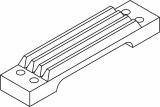 STEP RUBBER FOR MED/USCG, PILOT LADDER 530X120X80MM 