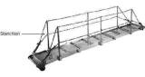 HANDRAIL STANCHION&SOCKET FOR, STEEL WHARF LADDER WITH DETAIL