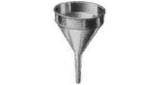 OIL FUNNEL GALV W/STRAINER, 100MM DIAM