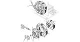 MACGREGOR HATCH ECCENTRIC, WHEEL MODEL ASS'Y 200MM #20.00