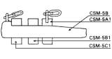 MACGREGOR FAR EAST HATCH WEDGE, ASSEMBLY #CS-5D