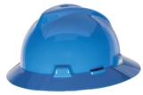 HAT SAFETY SLOTTED V-GARD, W/STAZ-ON SUSPENSION WHITE M