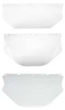 VISOR FLAT V-GARD CLEAR, 203X432X1.02MM MSA 10115836 
