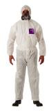 WORKWEAR PROTECTIVE SMS FABRIC, MICROGARD 1500 WHITE SIZE S