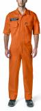 BOILERSUIT COTTON SHORT SLEEVE, UV PROTECTION WHITE S