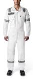 BOILERSUIT COTTON REFLECT TYPE, UV PROTECTION WHITE S