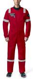 BOILERSUIT COTTON FLAME-RESIST, REFLECT TYPE WHITE S