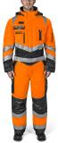 BOILERSUIT WINTER WATER PROOF, HI VISIBILITY ORANGE/NAVY S