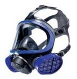 RESPIRATOR FULLFACE TWINFILTER, X-PLORE 5000 WITH PC LENS