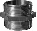 NIPPLE DUAL BRASS SM900040, 1-1/2" X 1-1/2" ANST MALE