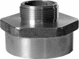 NIPPLE REDUCING BRASS, 2"X1-1/2" BSP FEMALE X MALE