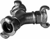 COUPLING AIR HOSE 3-WAY, CAST IRON LUG SIZE 42MM 