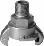 ADAPTER AIR HOSE CAST IRON, USA 3/8" NPT MALE SM320010