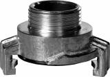 ADAPTER WATER HOSE BRASS, LUG 40MM 1/4" BSP MALE 