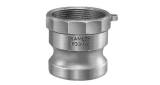COUPLING CAM&GROOVE ALUM ALLOY, A PLUG W/FEMALE THREAD 1/2"