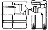 COUPLING QUICK STEEL COUPLER, PHC6-6FSO FEMALE RC3/8 PHVALVE  