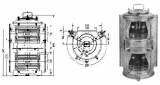 MAST HEAD LIGHT CLEAR A-2, DOUBLE GLASS LENS/METAL CASE