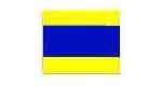 FLAG SIGNAL LETTER 4'X 6' "D"