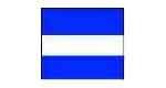 FLAG SIGNAL LETTER 4'X 6' "J"