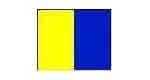 FLAG SIGNAL LETTER 4'X 6' "K"