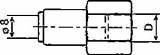 CONNECTION QUICK 1/4 1060, FOR AUTO GREASE DISPENSER 