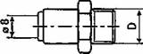 CONNECTION QUICK 1/8 1070, FOR AUTO GREASE DISPENSER 