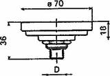 MOUNT SUPPORT FOR ALL SIZES, 2080 FOR AUTO GREASE DISPENSER 
