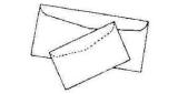 ENVELOPE WHITE SMALL 10'S
