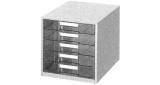 CABINET LETTER STEEL FRAME, 3 PLASTIC DRAWER 256X330X169MM 