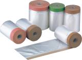 TAPE MASKING CLOTH W/POLY FILM, TAPE 17MM FILM 300MMX12.5MTR