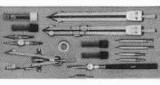DRAWING INSTRUMENT SET, LION EC-15 10PCS/SET