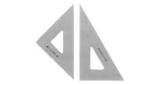 SET SQUARE PLASTIC 150MM