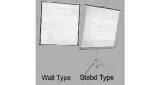 SCREEN SPRING ROLLER FOR OHP, WALL TYPE 1200X1200MM