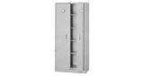 FILING CABINET STEEL FOLDING, DOOR SHALLOW 880X380X1790MM