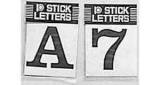 CHARACTER SELF ADHESIVE VINYL, WHITE A 30MM 10'S/PKT